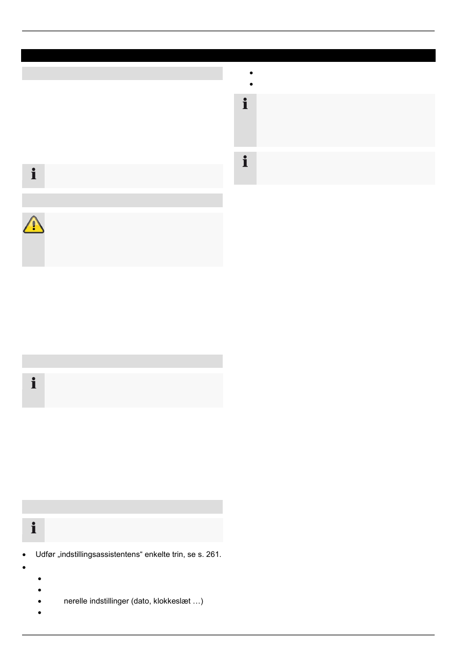 Kvikguide, Før du starter, Installation af harddisken | Etablering af tilslutninger, Konfiguration af apparatet | ABUS TVHD80110 Operating instructions User Manual | Page 244 / 408