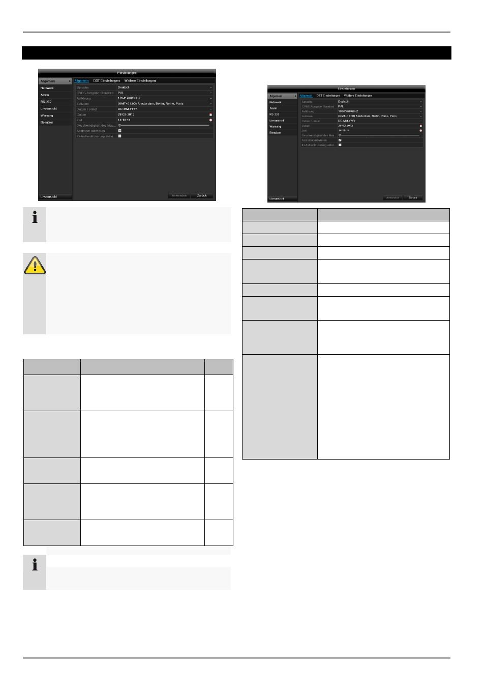 Allgemeine einstellungen, Konfiguration, Überblick | ABUS TVHD80110 Operating instructions User Manual | Page 25 / 408