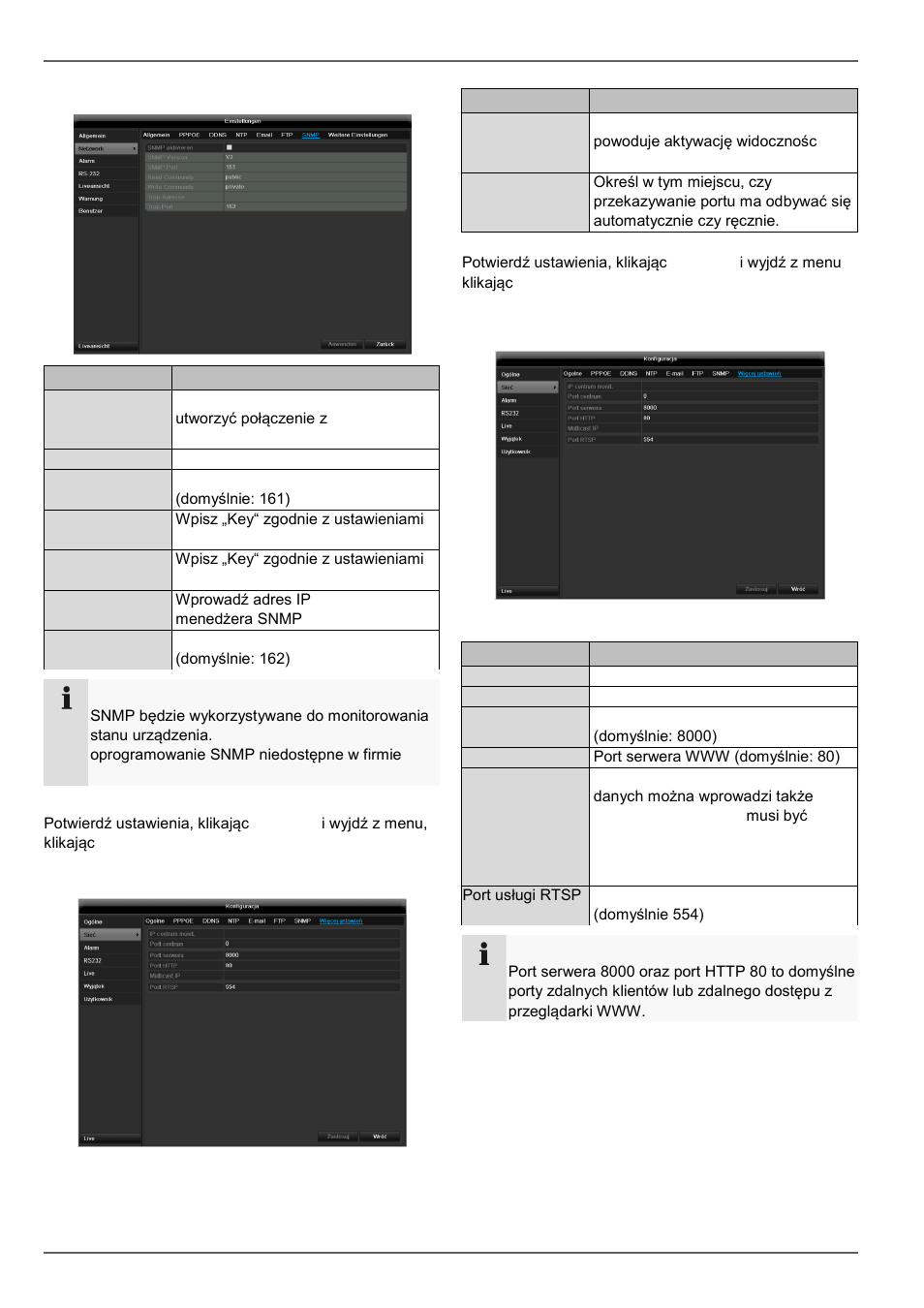 Konfiguracja | ABUS TVHD80110 Operating instructions User Manual | Page 323 / 408