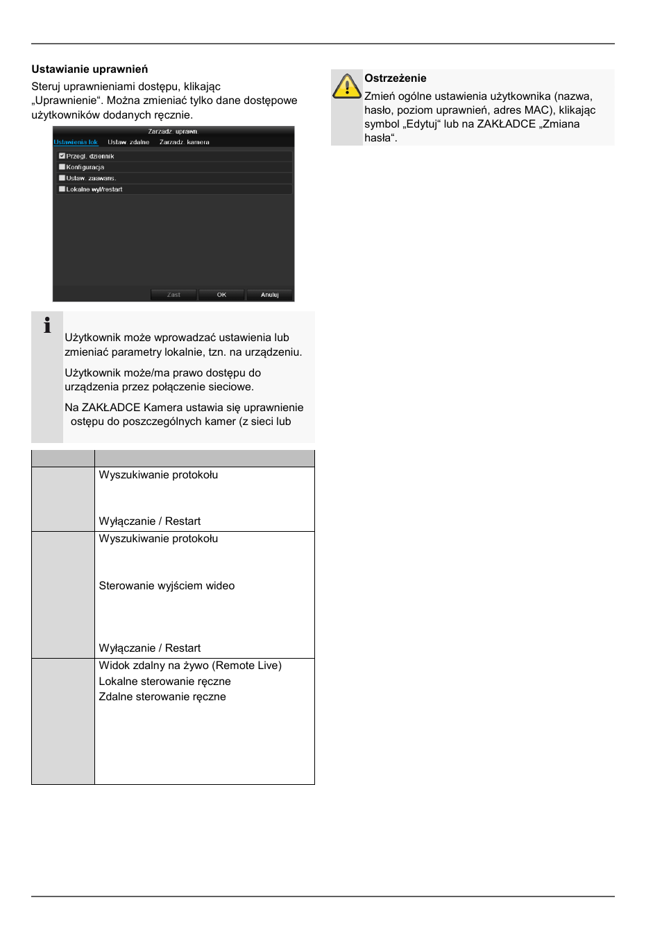 Konfiguracja | ABUS TVHD80110 Operating instructions User Manual | Page 325 / 408