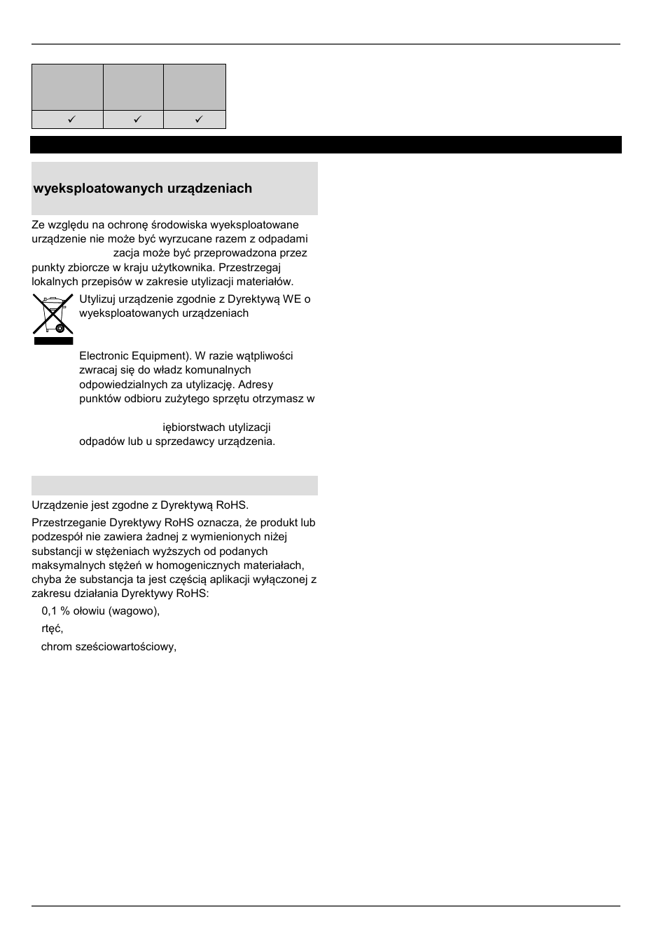 Utylizacja, Informacja o dyrektywie we rohs | ABUS TVHD80110 Operating instructions User Manual | Page 346 / 408