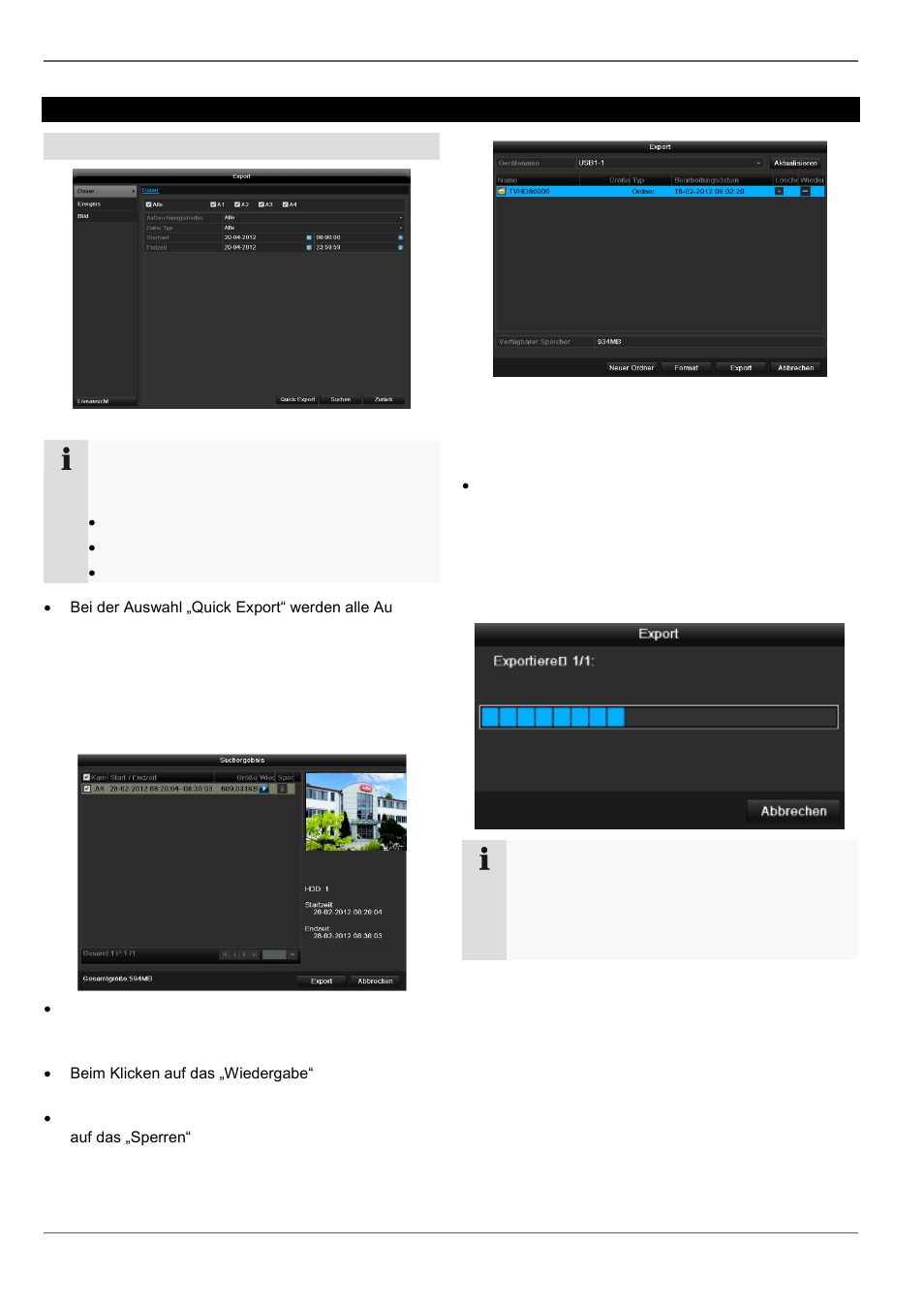 Video export | ABUS TVHD80110 Operating instructions User Manual | Page 44 / 408