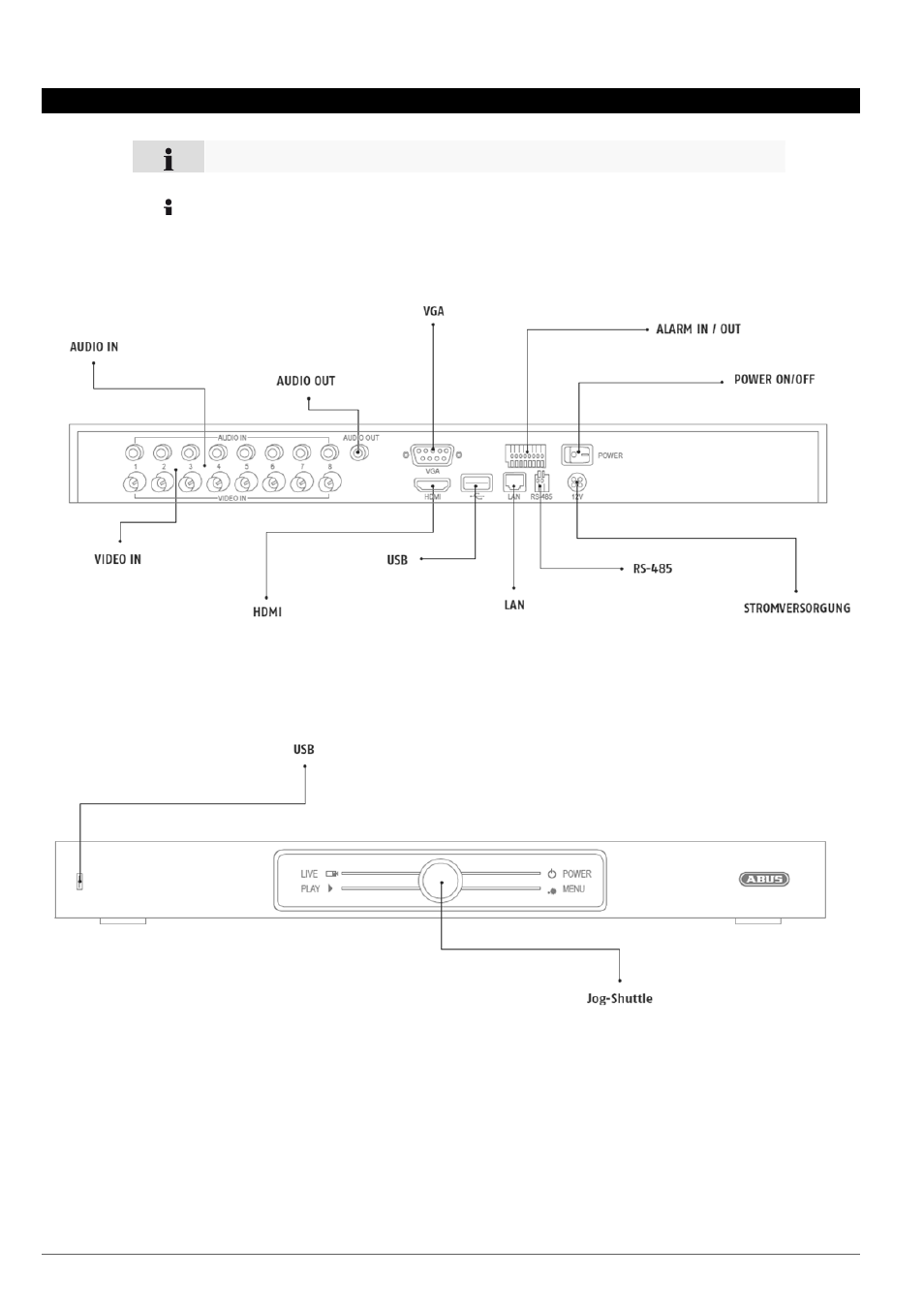 Device overview | ABUS TVHD80110 Operating instructions User Manual | Page 61 / 408