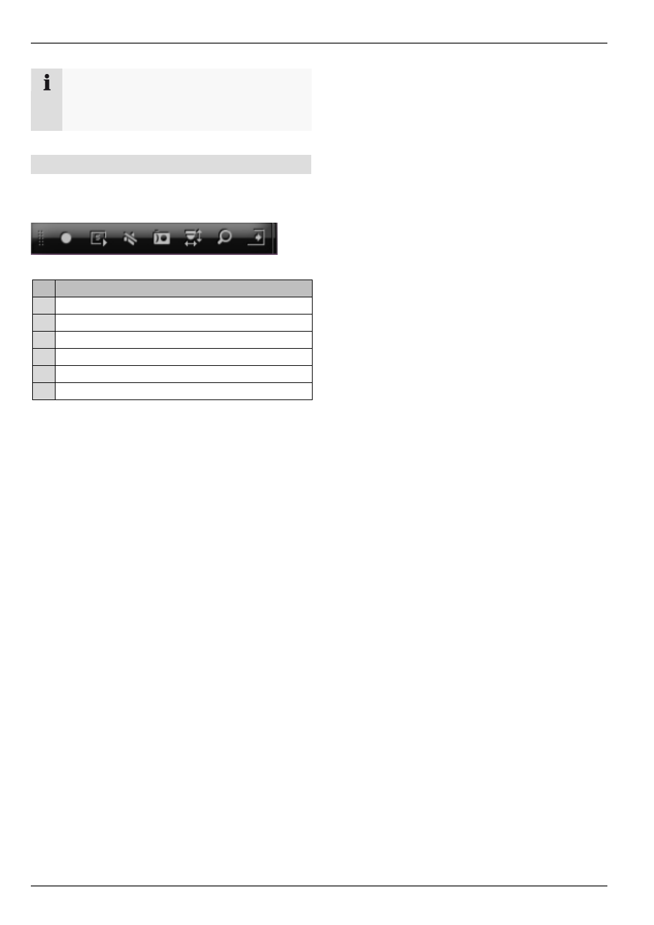 Live view, Selection bar in the camera image | ABUS TVHD80110 Operating instructions User Manual | Page 77 / 408