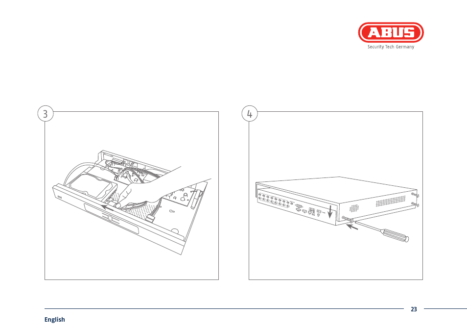 ABUS TVHD80110 Quick operating instructions User Manual | Page 23 / 87