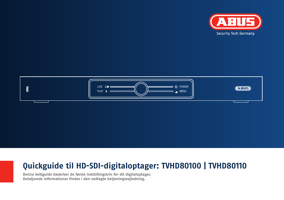 ABUS TVHD80110 Quick operating instructions User Manual | Page 59 / 87