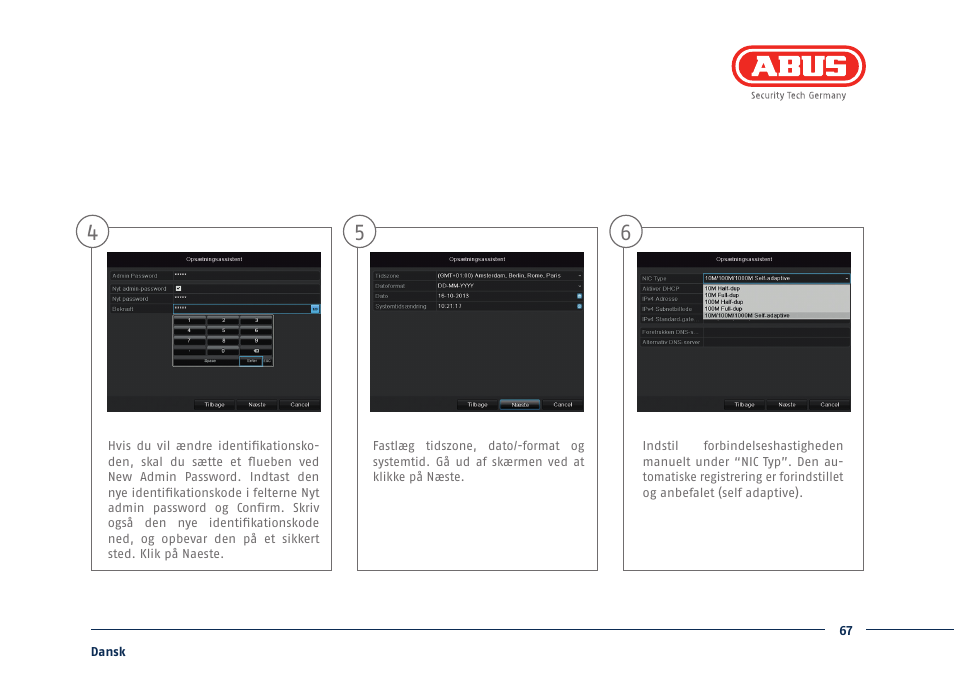 ABUS TVHD80110 Quick operating instructions User Manual | Page 67 / 87