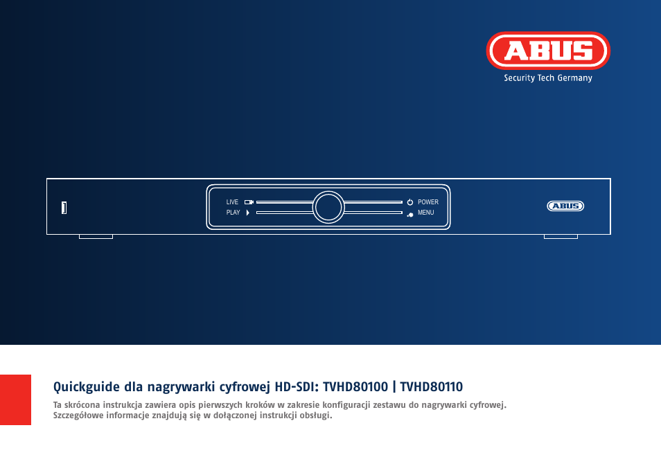 ABUS TVHD80110 Quick operating instructions User Manual | Page 73 / 87