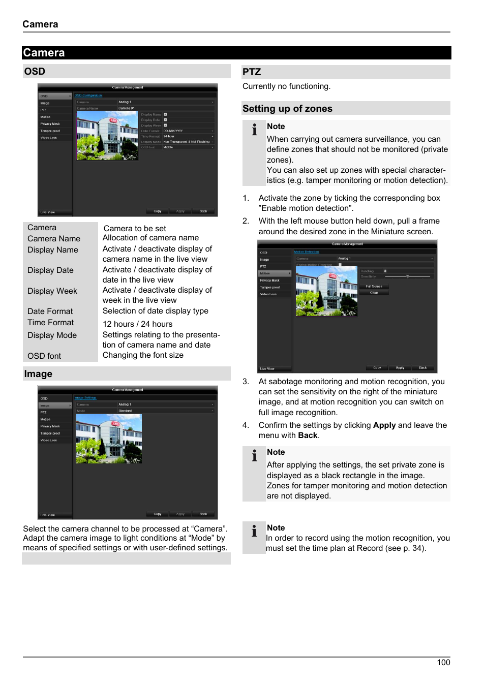 Camera | ABUS TVHD80010 Operating instructions User Manual | Page 100 / 366
