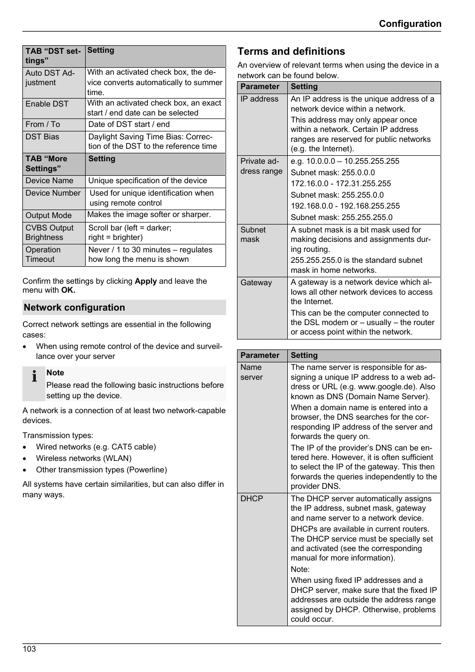 Terms and definitions | ABUS TVHD80010 Operating instructions User Manual | Page 103 / 366