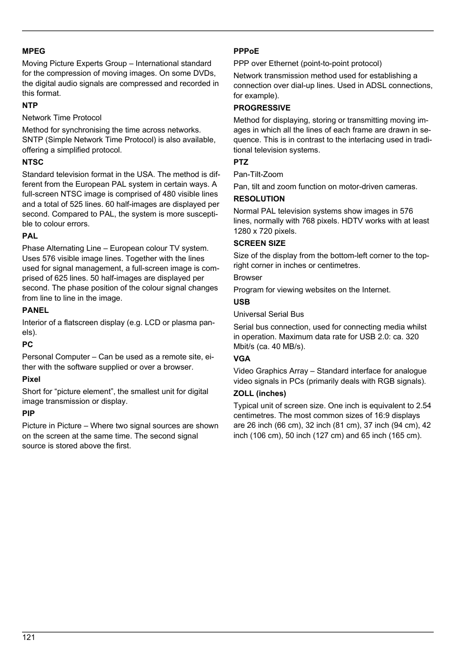 ABUS TVHD80010 Operating instructions User Manual | Page 121 / 366