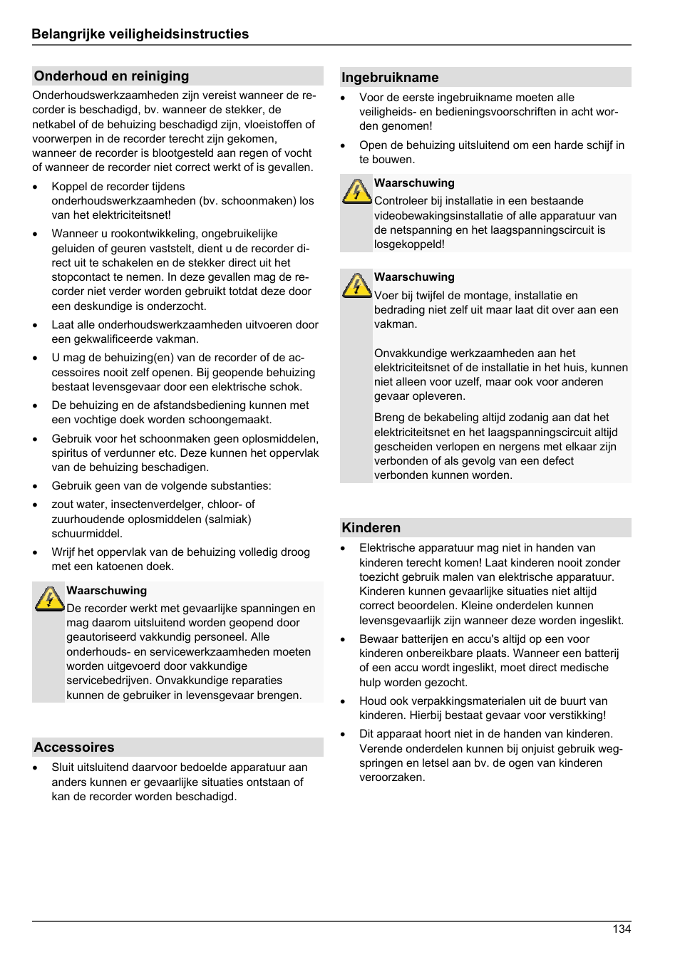 ABUS TVHD80010 Operating instructions User Manual | Page 134 / 366