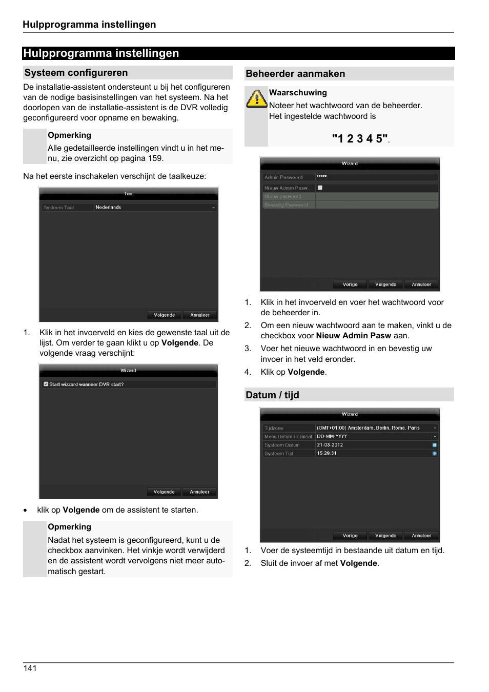 Hulpprogramma instellingen | ABUS TVHD80010 Operating instructions User Manual | Page 141 / 366