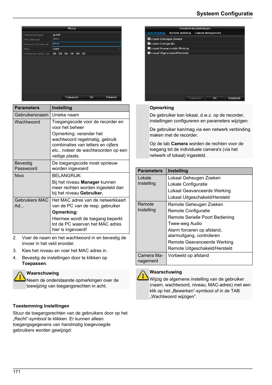 Systeem configuratie | ABUS TVHD80010 Operating instructions User Manual | Page 171 / 366