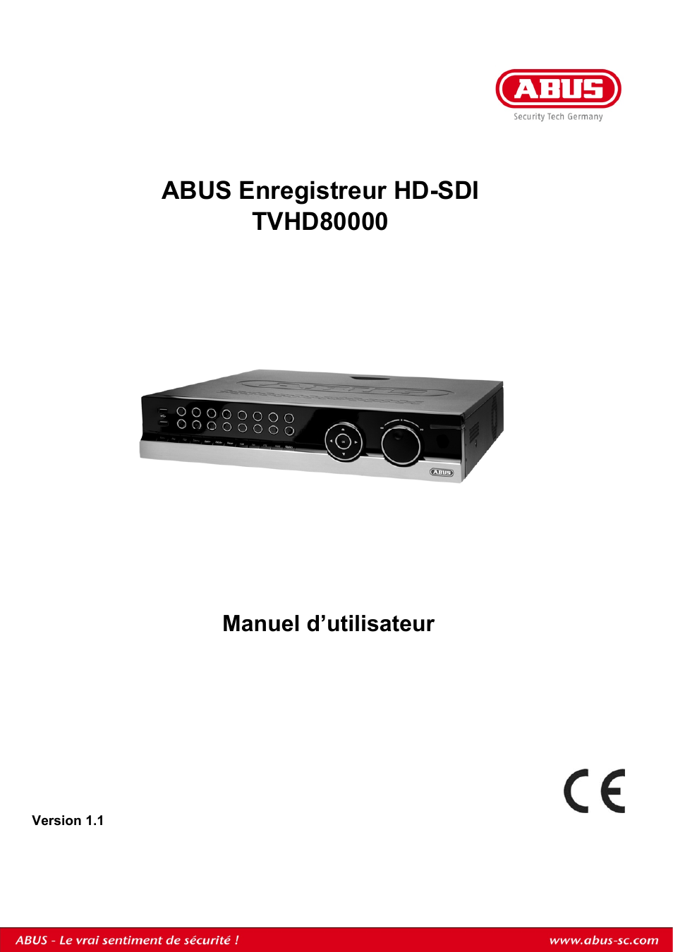 Manuel d’utilisateur | ABUS TVHD80010 Operating instructions User Manual | Page 184 / 366
