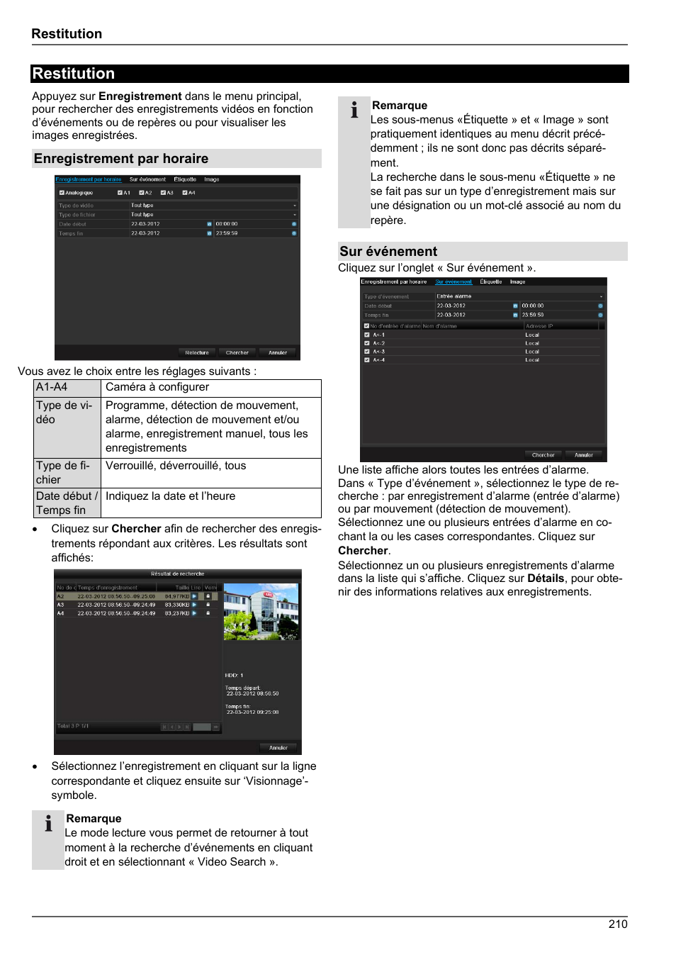 Restitution | ABUS TVHD80010 Operating instructions User Manual | Page 210 / 366