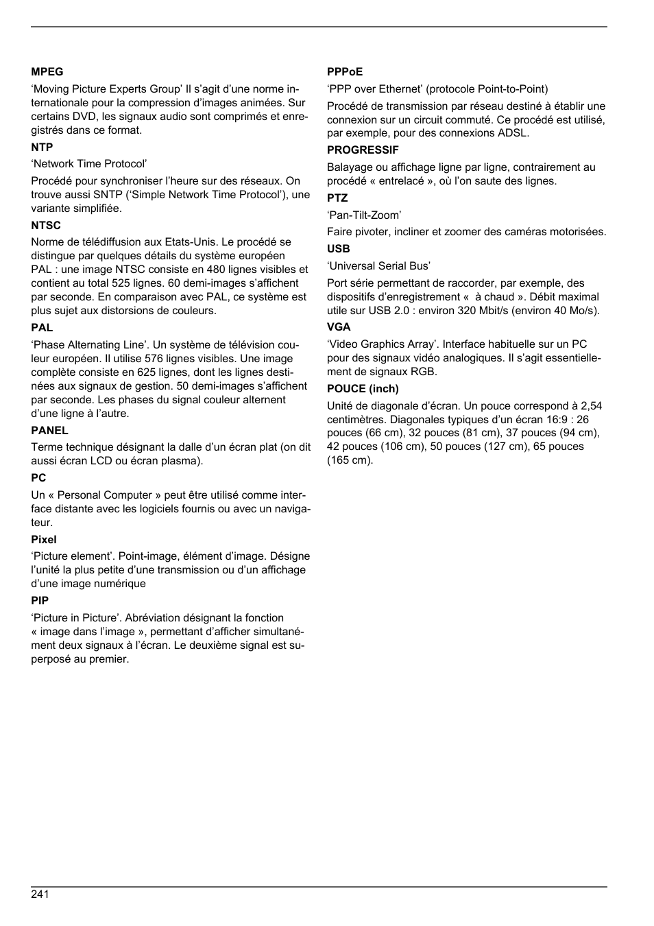 ABUS TVHD80010 Operating instructions User Manual | Page 241 / 366