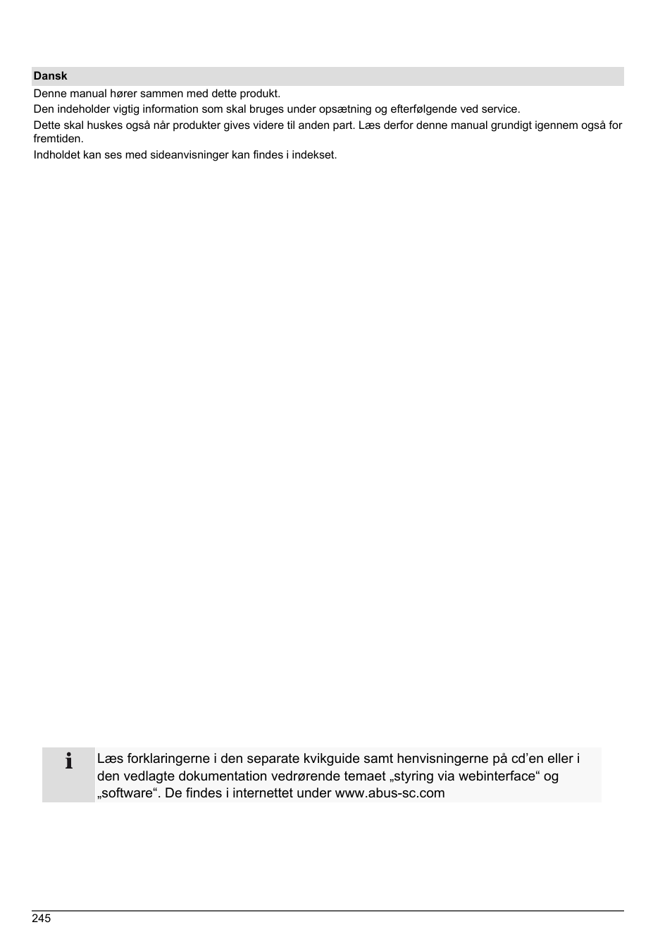 ABUS TVHD80010 Operating instructions User Manual | Page 245 / 366