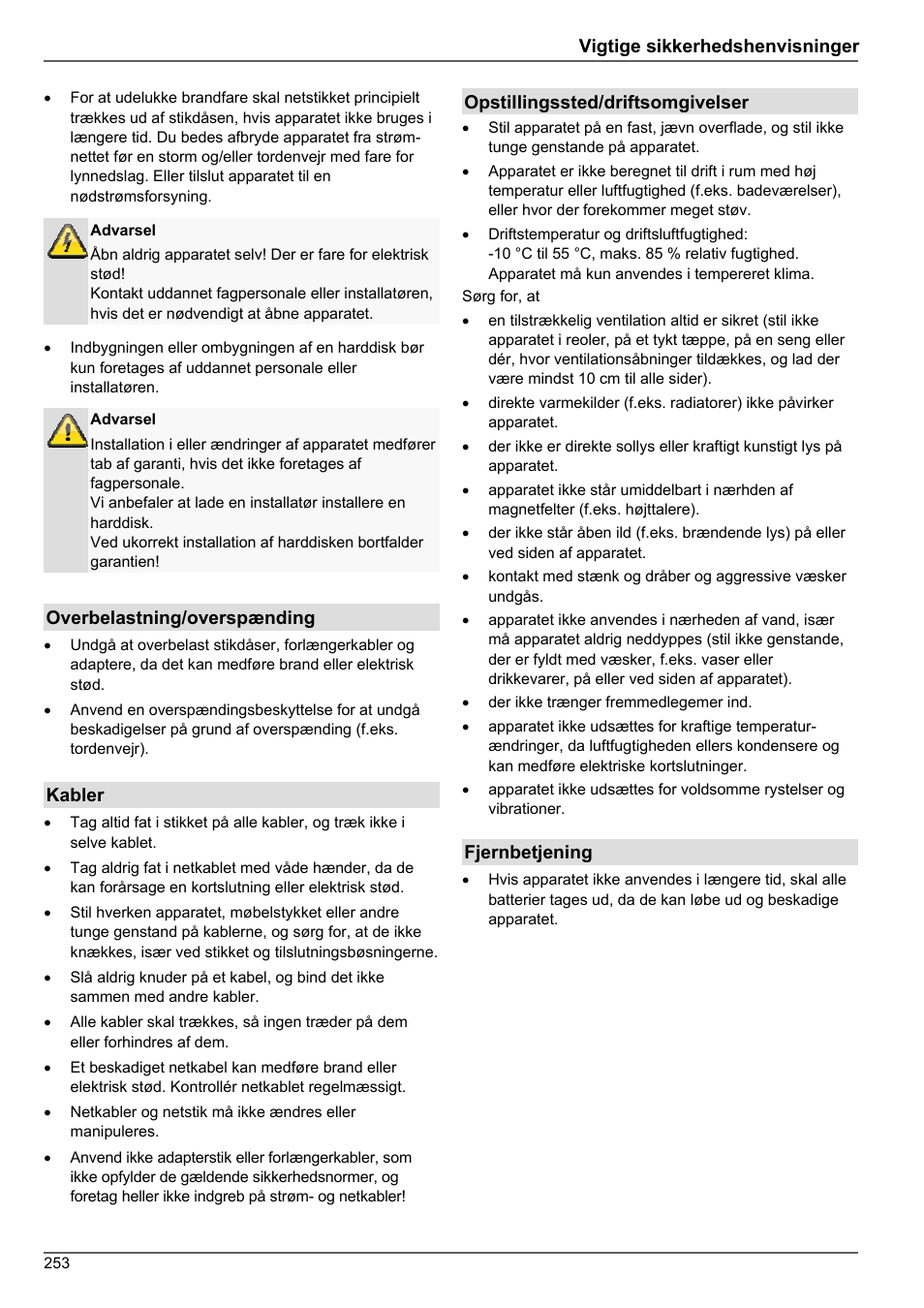 ABUS TVHD80010 Operating instructions User Manual | Page 253 / 366