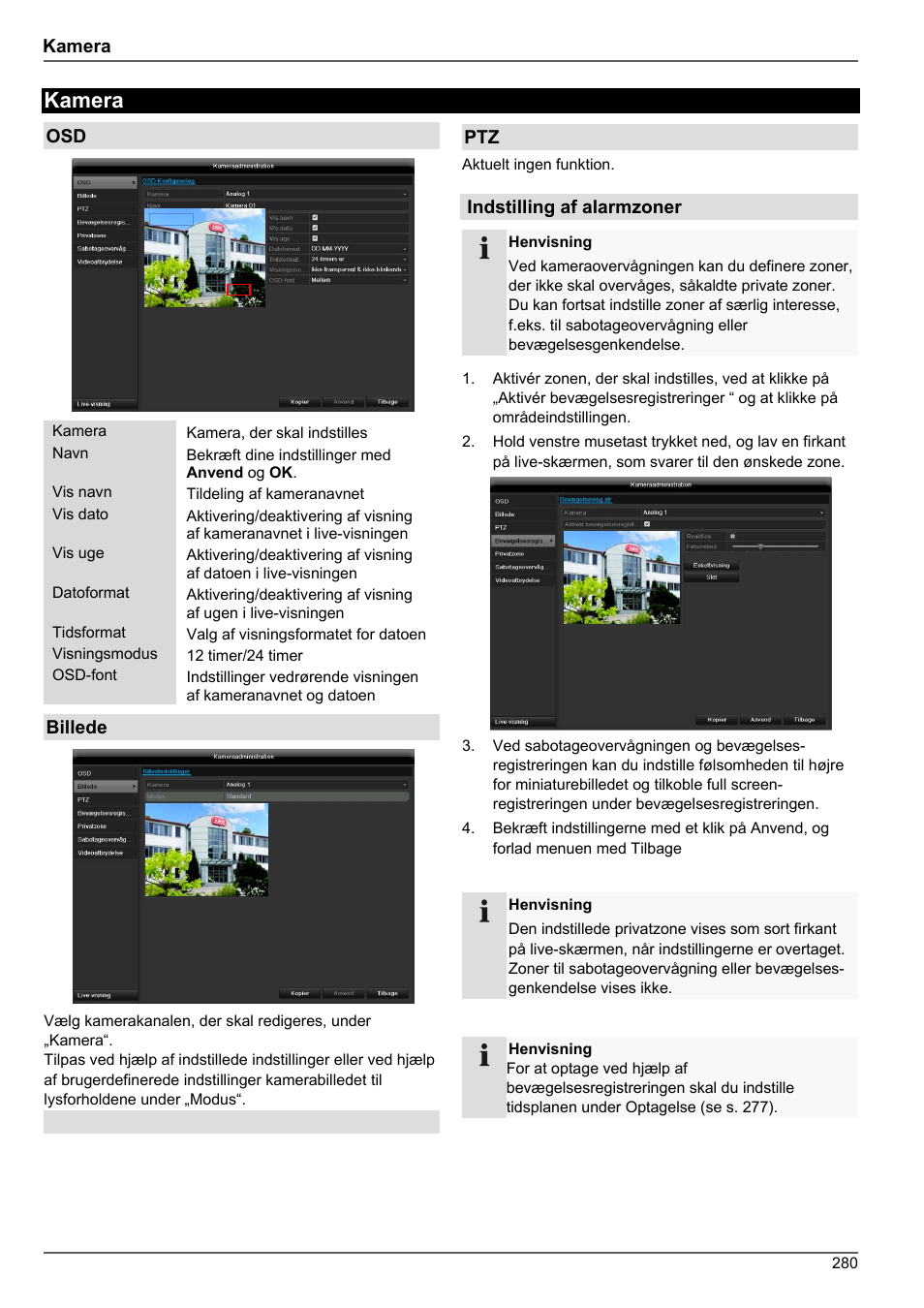 Kamera | ABUS TVHD80010 Operating instructions User Manual | Page 280 / 366