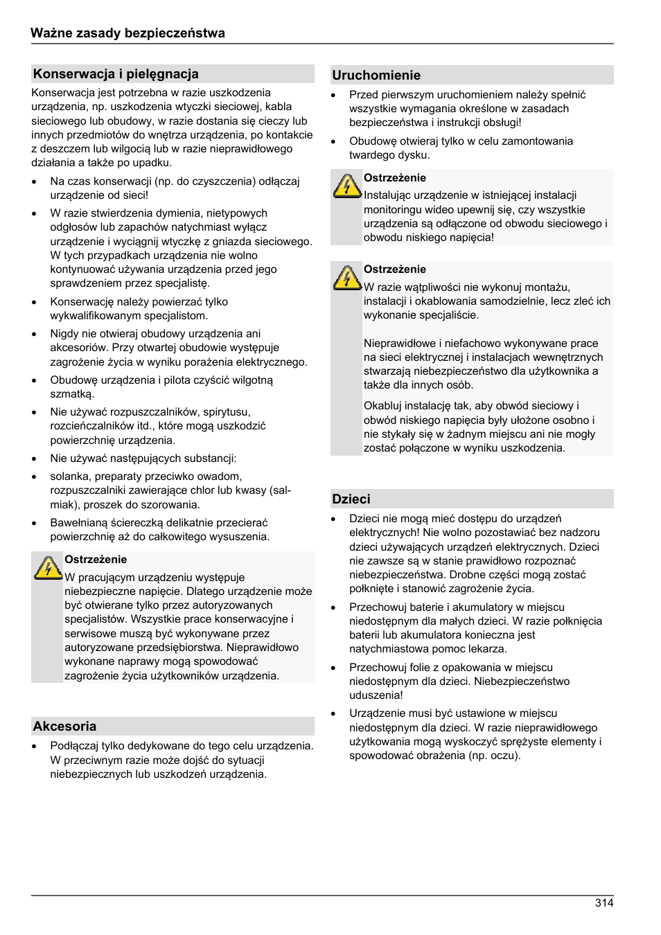 ABUS TVHD80010 Operating instructions User Manual | Page 314 / 366