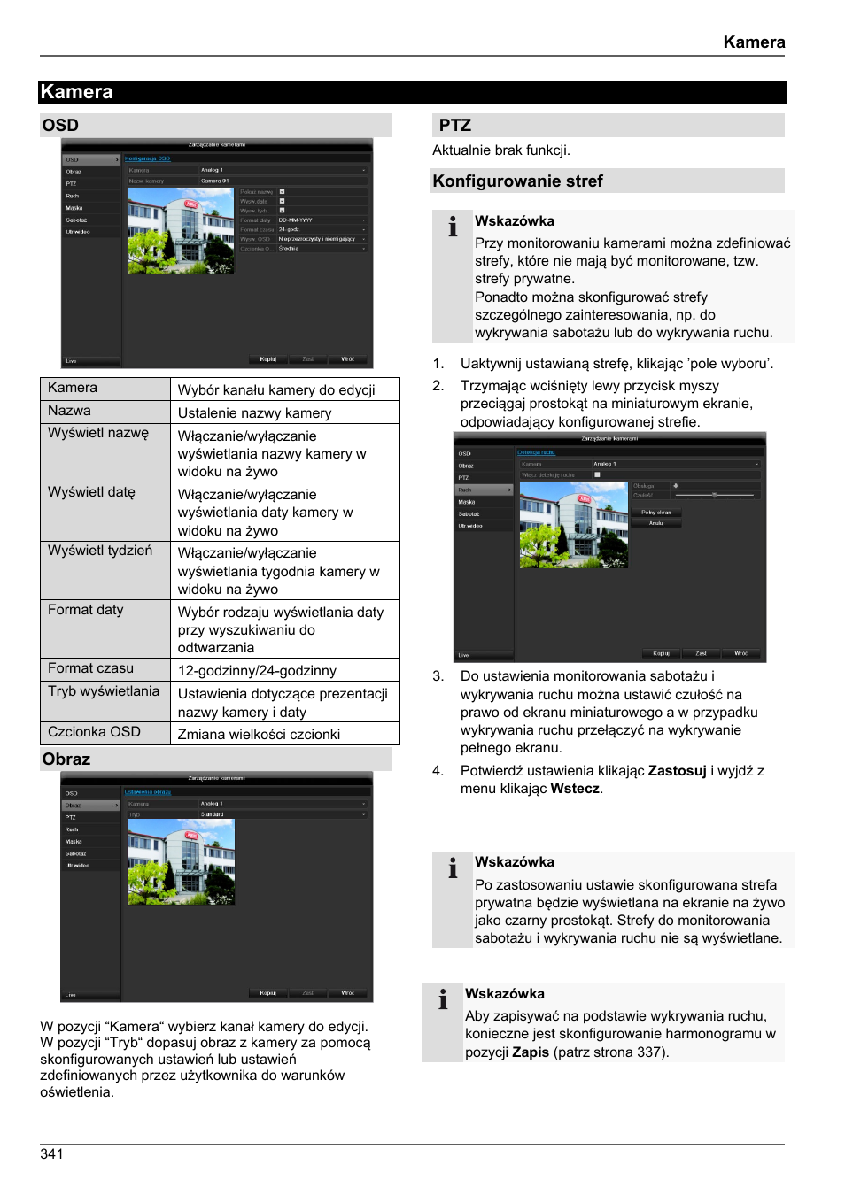 Kamera | ABUS TVHD80010 Operating instructions User Manual | Page 341 / 366