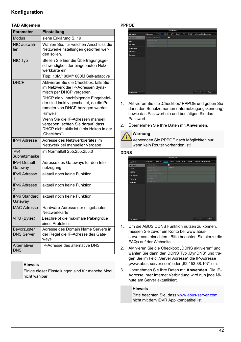 ABUS TVHD80010 Operating instructions User Manual | Page 42 / 366