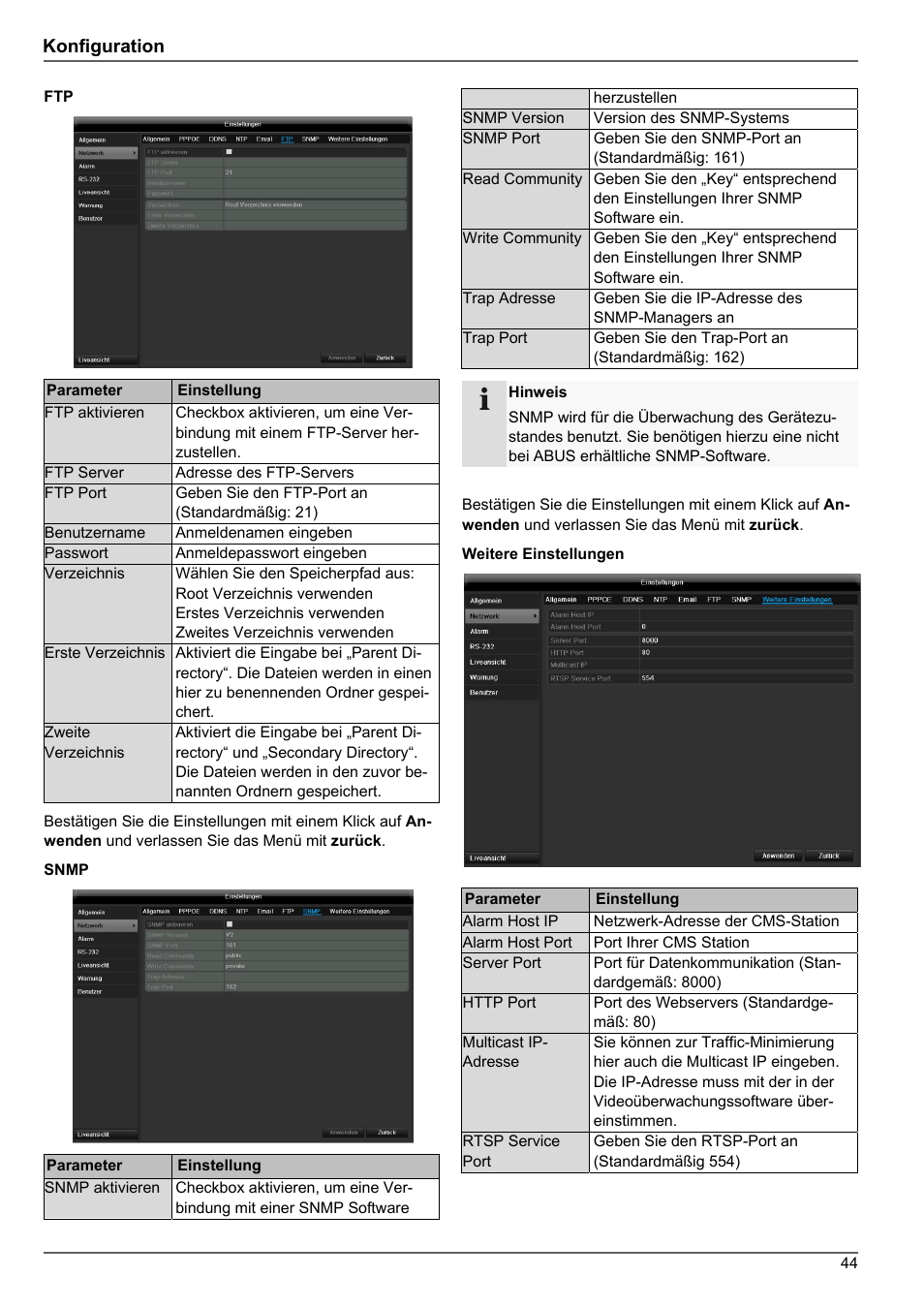 ABUS TVHD80010 Operating instructions User Manual | Page 44 / 366