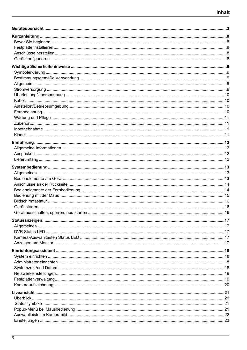 ABUS TVHD80010 Operating instructions User Manual | Page 5 / 366