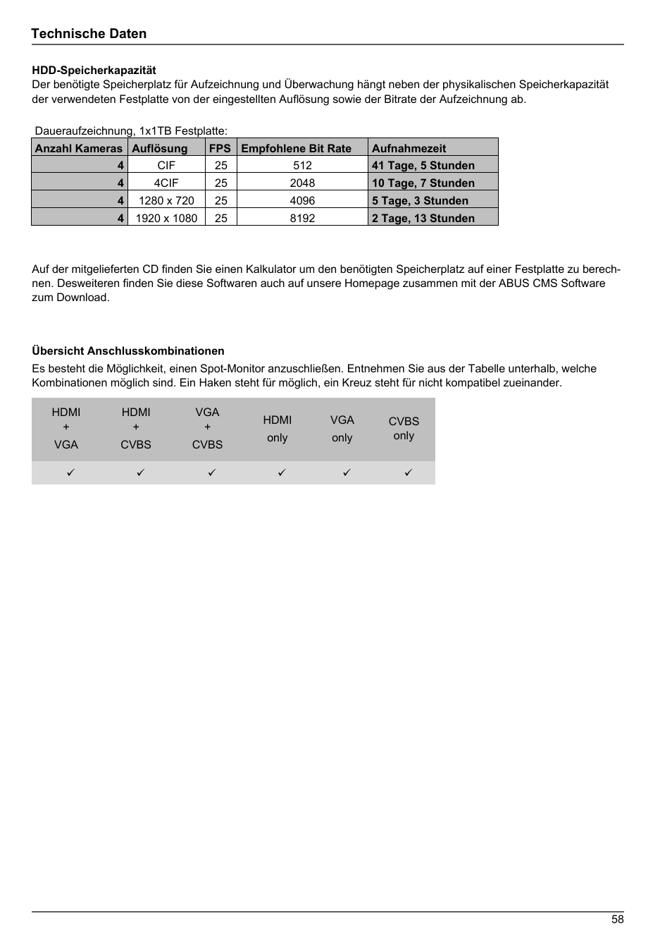 ABUS TVHD80010 Operating instructions User Manual | Page 58 / 366