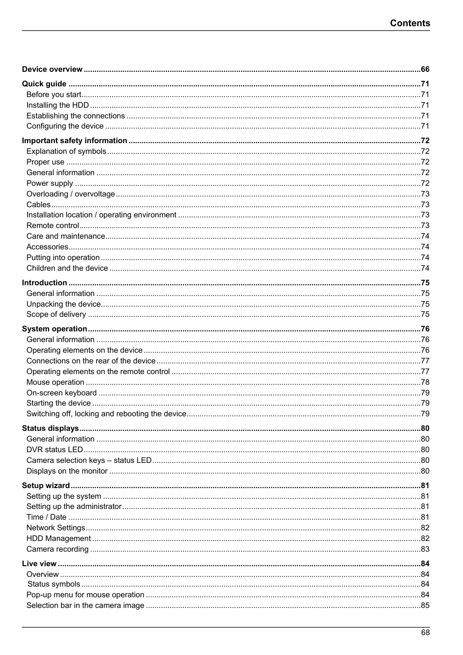 ABUS TVHD80010 Operating instructions User Manual | Page 68 / 366