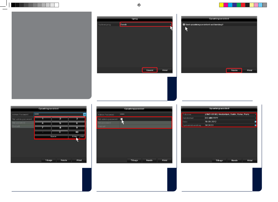 Software - indstilling | ABUS TVHD80010 Quick operating instructions User Manual | Page 56 / 61