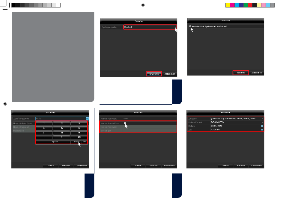 Software - einrichtung | ABUS TVHD80010 Quick operating instructions User Manual | Page 8 / 61