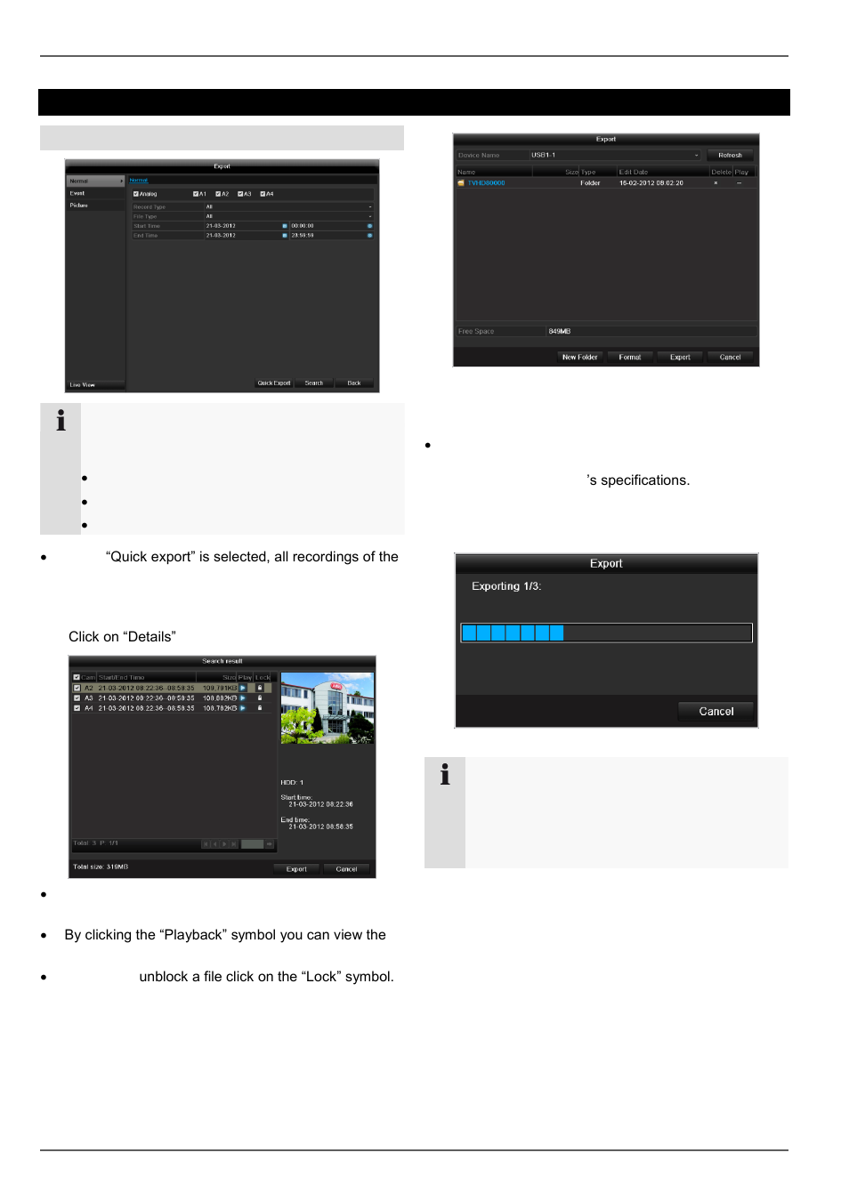 Video export | ABUS TVVR45021 Operating instructions User Manual | Page 142 / 458