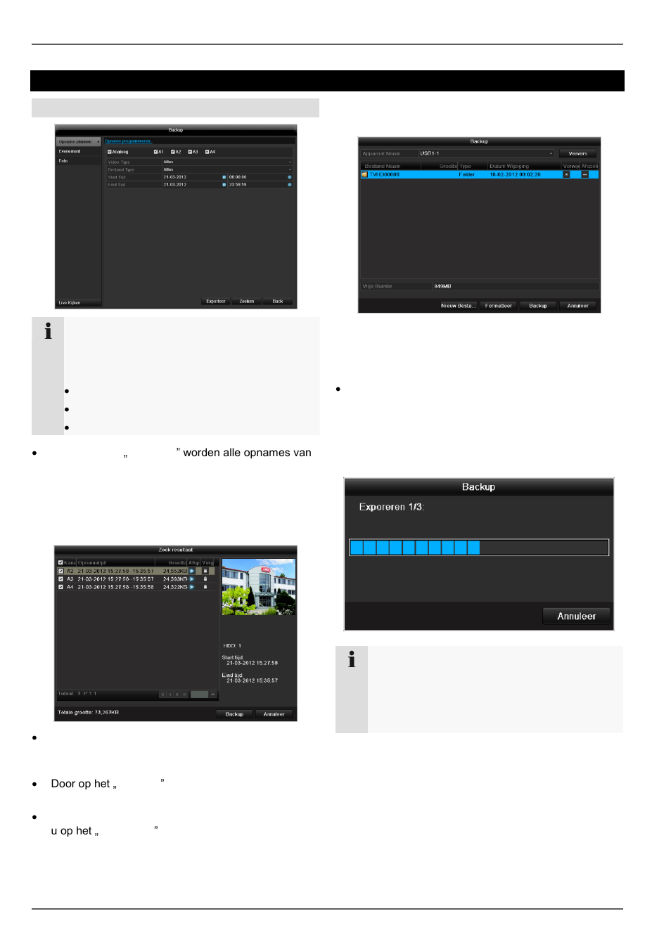 Backup | ABUS TVVR45021 Operating instructions User Manual | Page 218 / 458