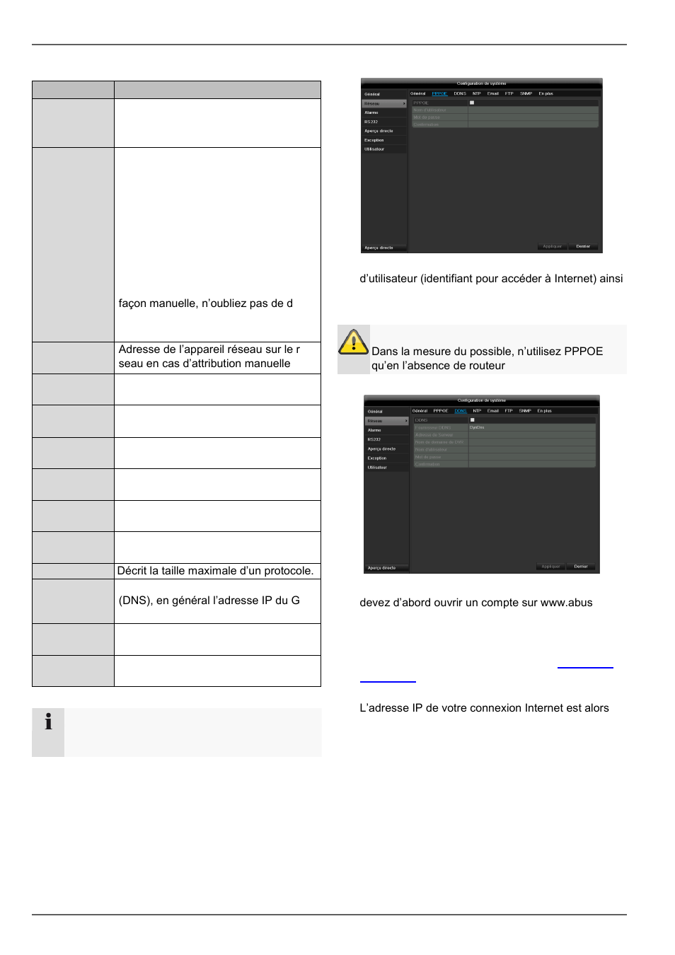 Configuration de système | ABUS TVVR45021 Operating instructions User Manual | Page 272 / 458