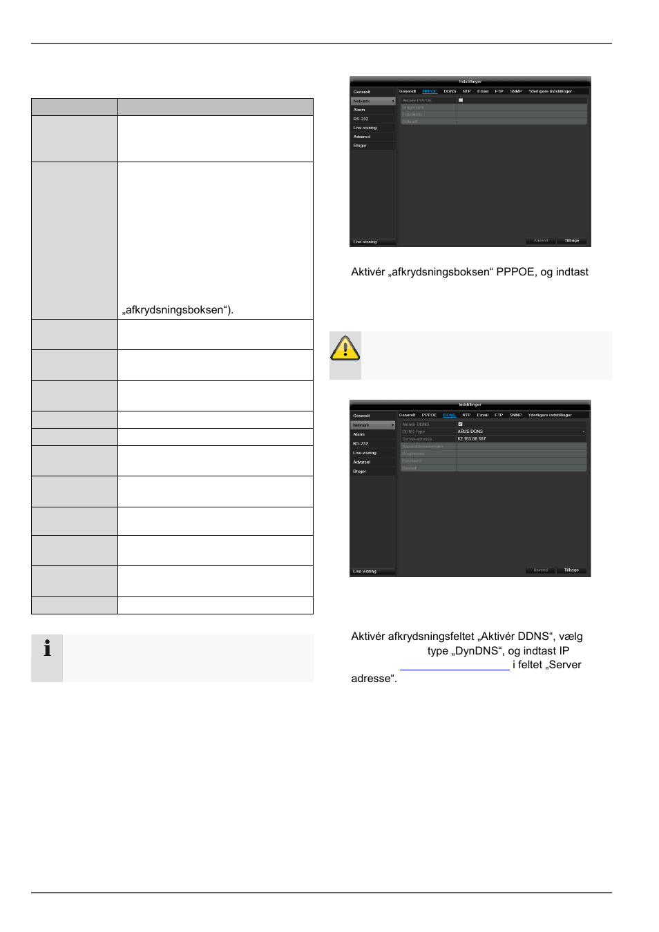 Konfigurering | ABUS TVVR45021 Operating instructions User Manual | Page 348 / 458