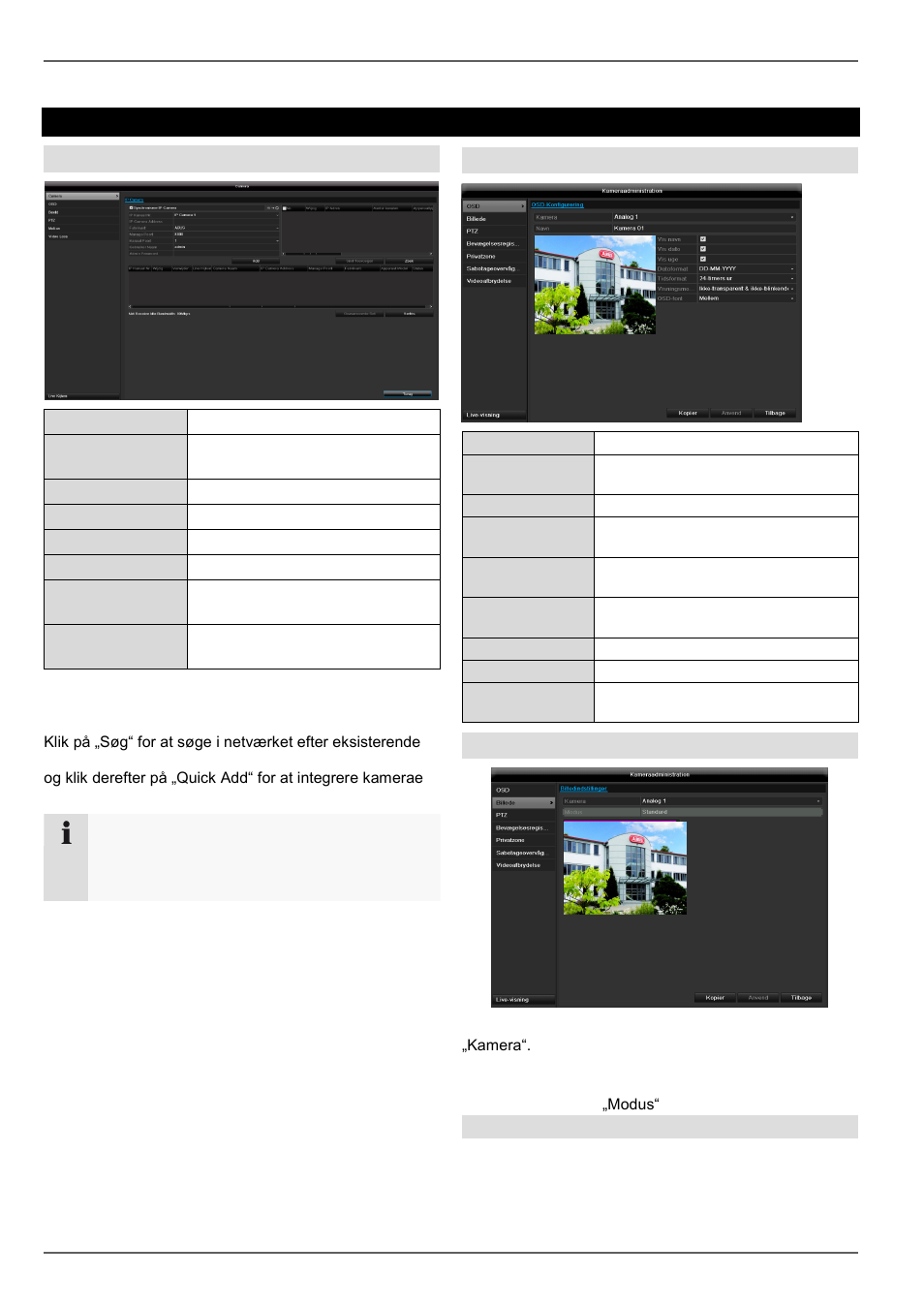 Kamera, Billede | ABUS TVVR45021 Operating instructions User Manual | Page 355 / 458
