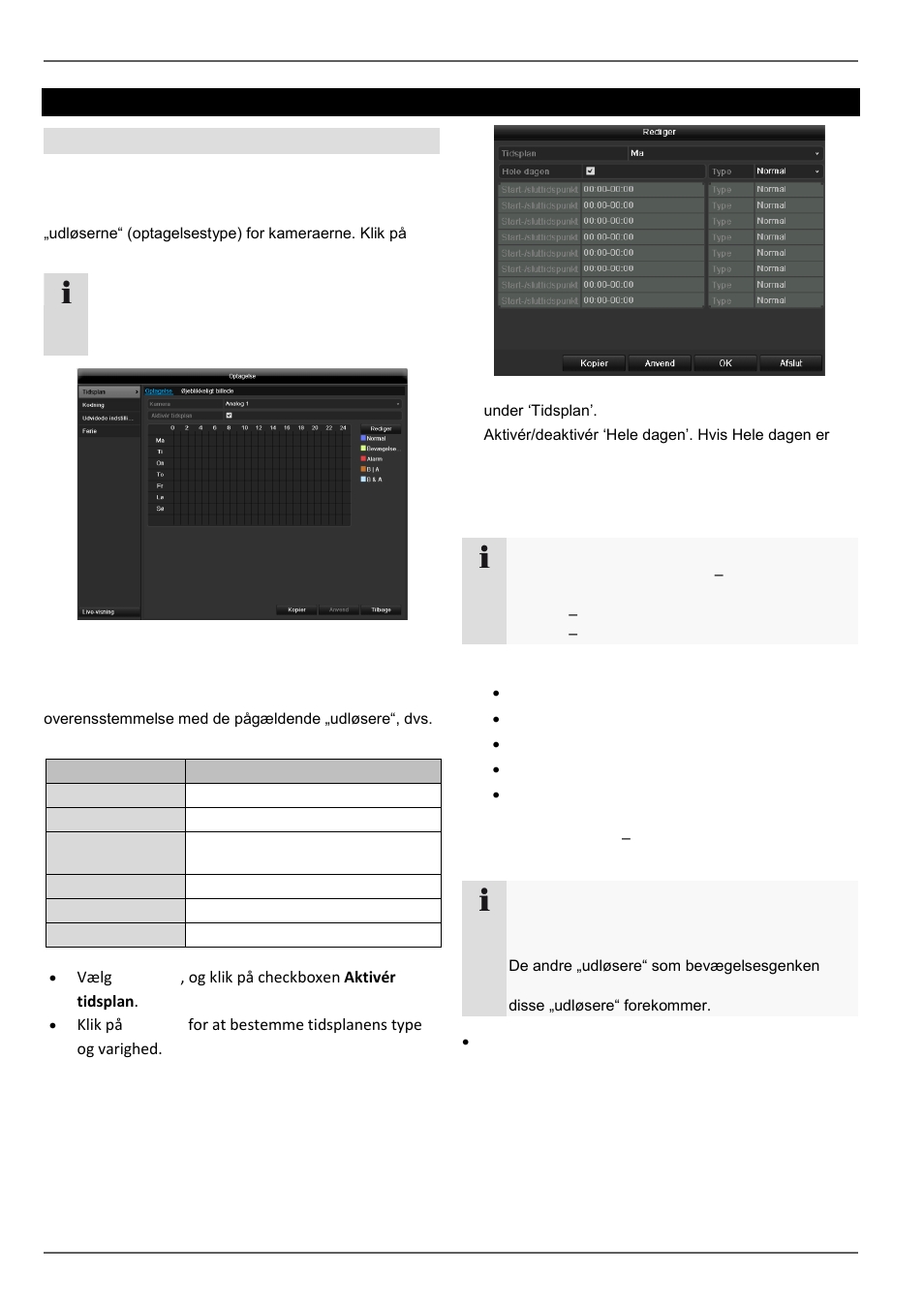 Tidsplan, Kodning, Optagelse | Definition | ABUS TVVR45021 Operating instructions User Manual | Page 358 / 458