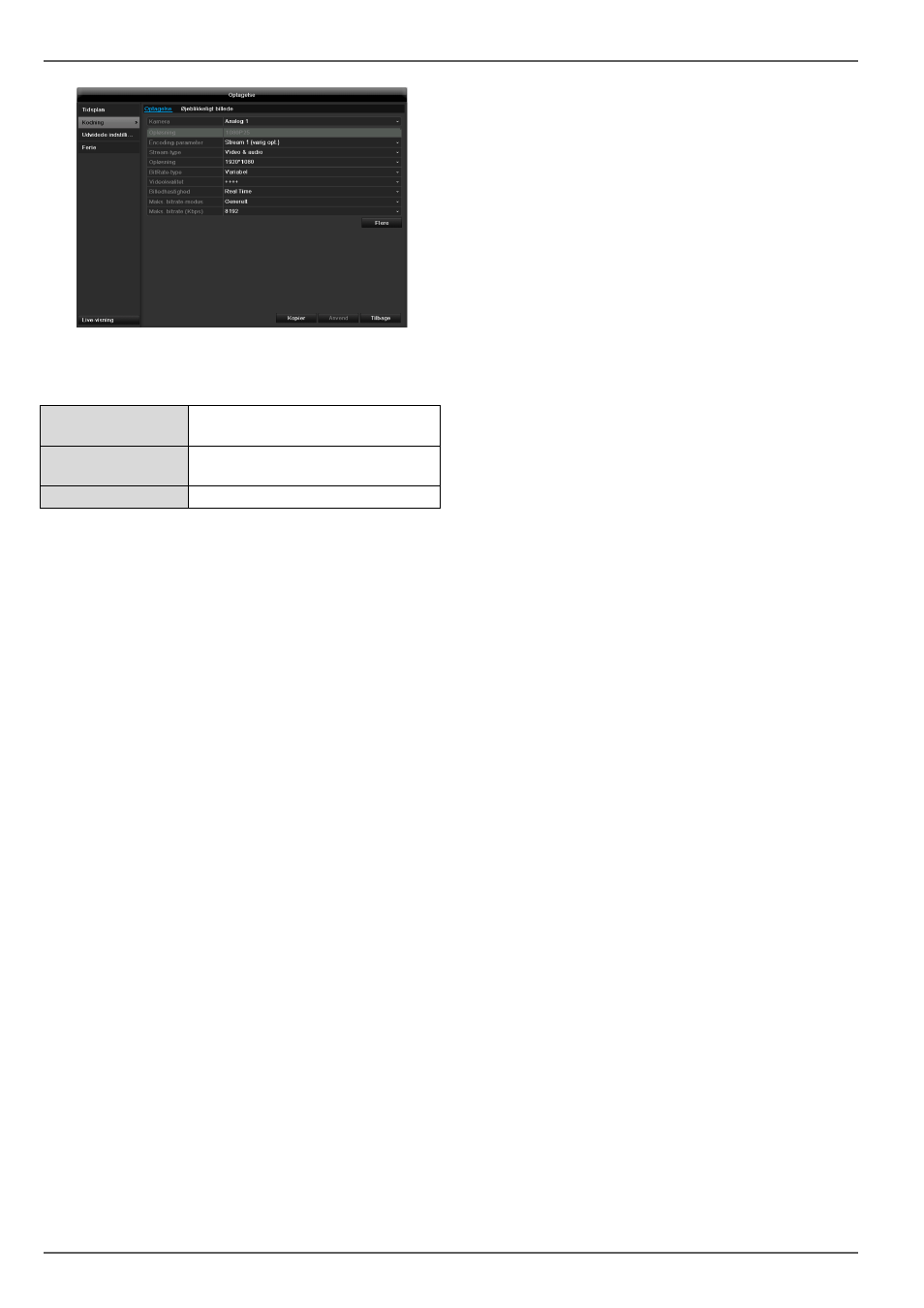 Optagelse | ABUS TVVR45021 Operating instructions User Manual | Page 359 / 458