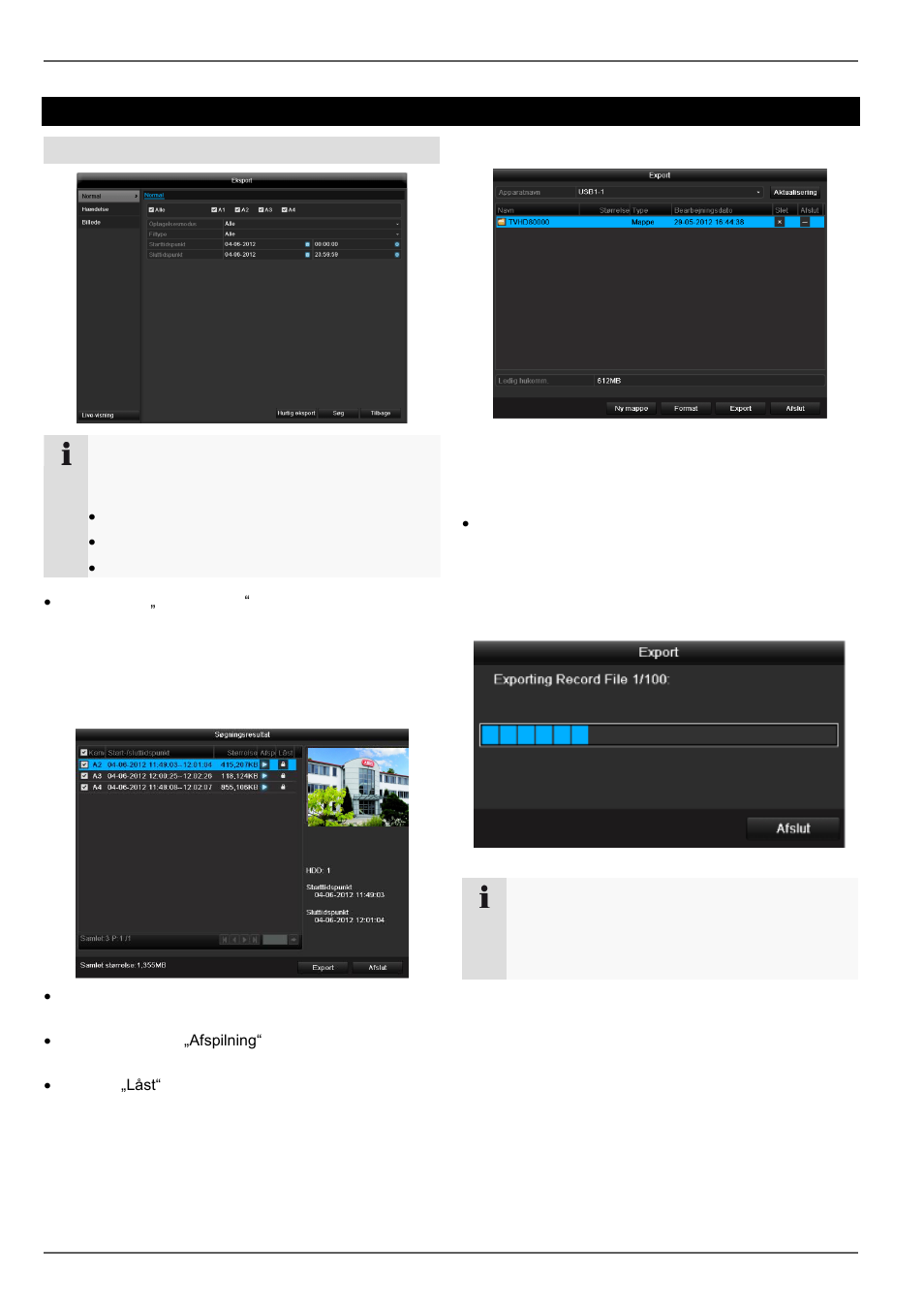 Video export | ABUS TVVR45021 Operating instructions User Manual | Page 370 / 458