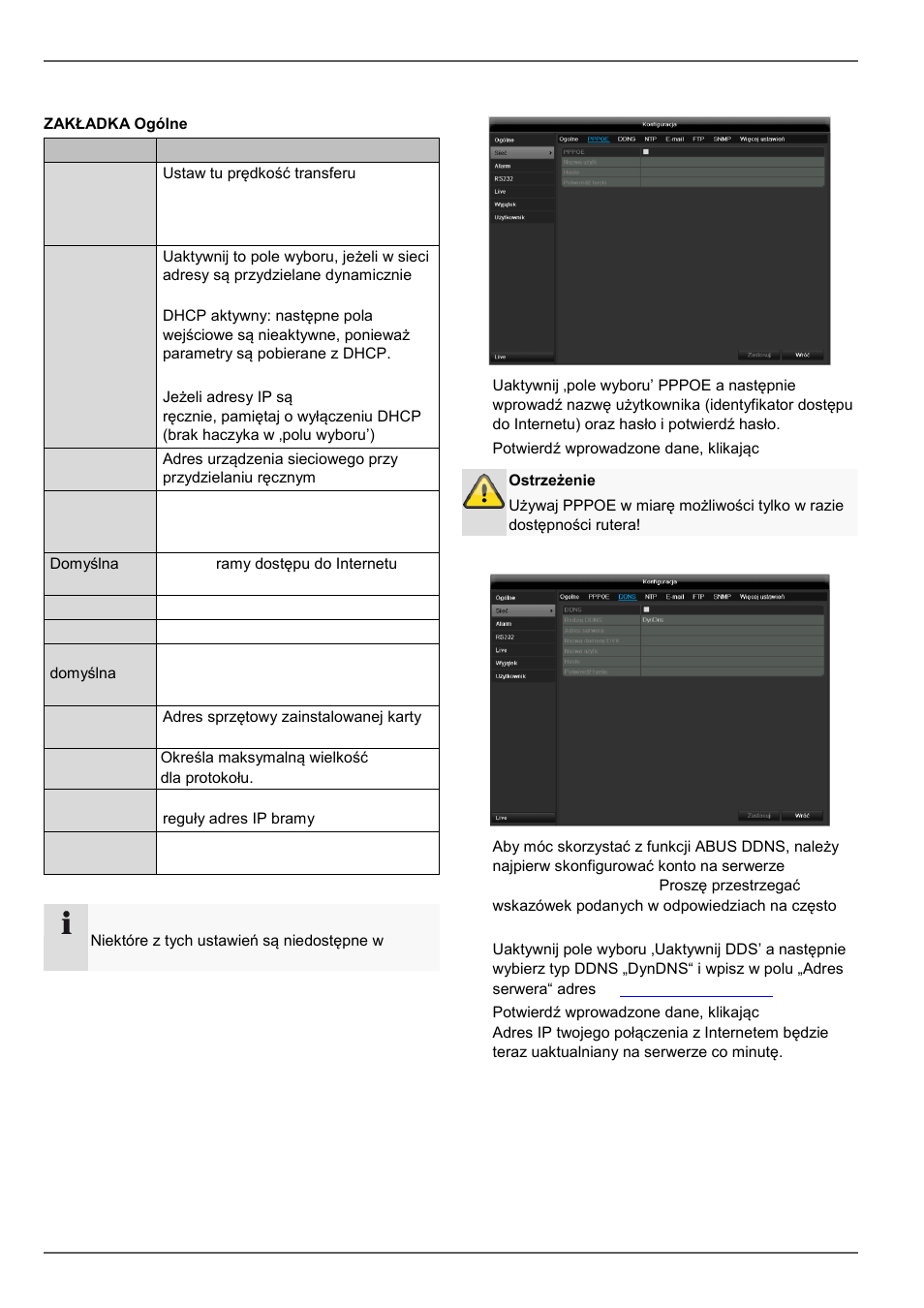 Konfiguracja | ABUS TVVR45021 Operating instructions User Manual | Page 424 / 458