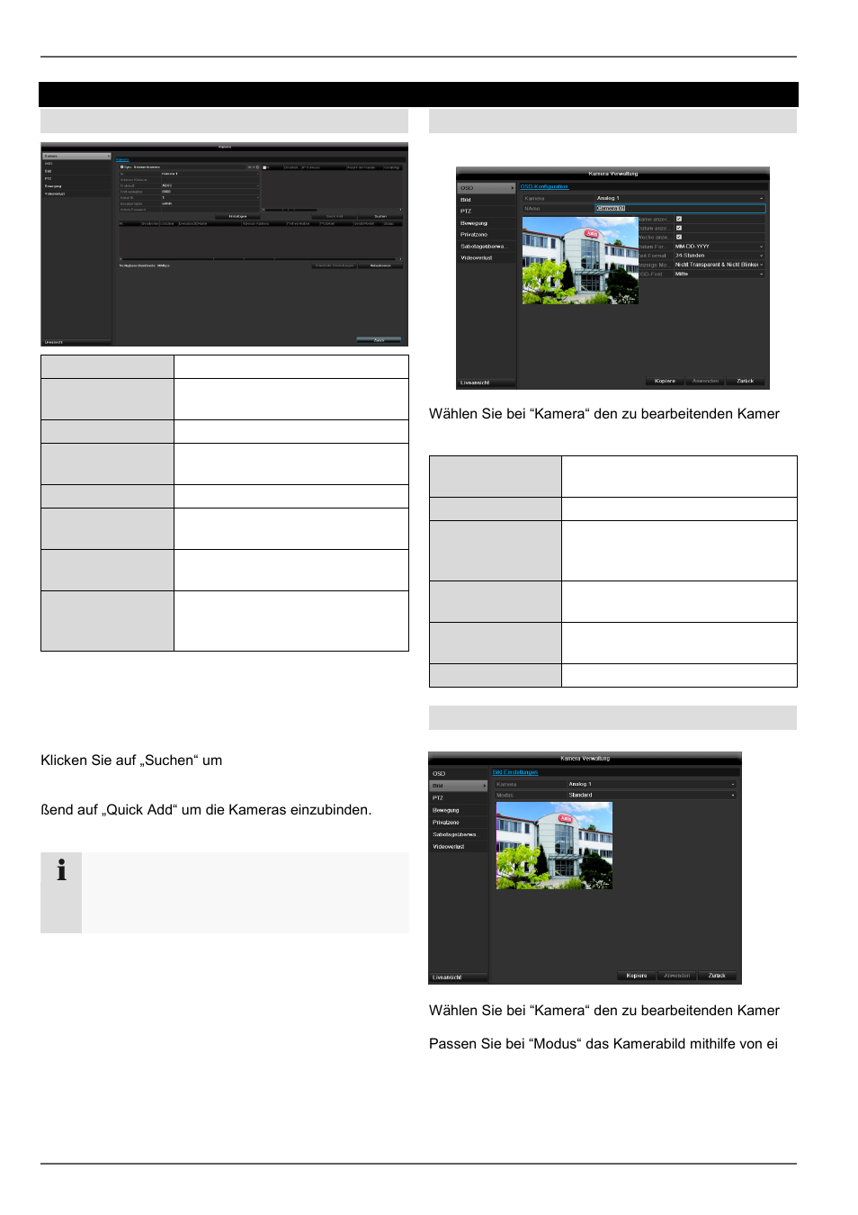 Kamera, Konfiguration, Bild | ABUS TVVR45021 Operating instructions User Manual | Page 50 / 458