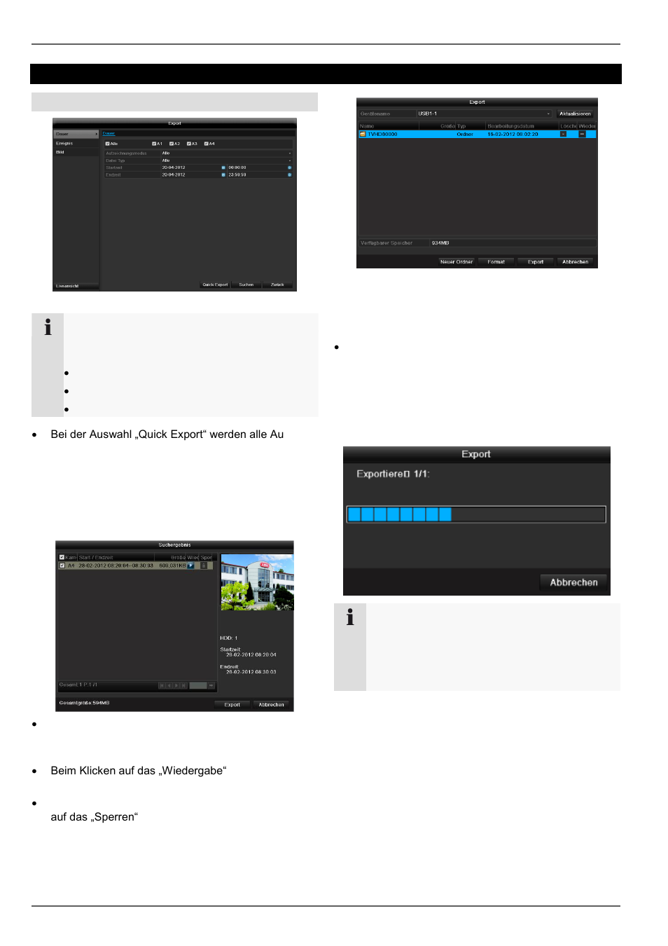 Video export | ABUS TVVR45021 Operating instructions User Manual | Page 65 / 458