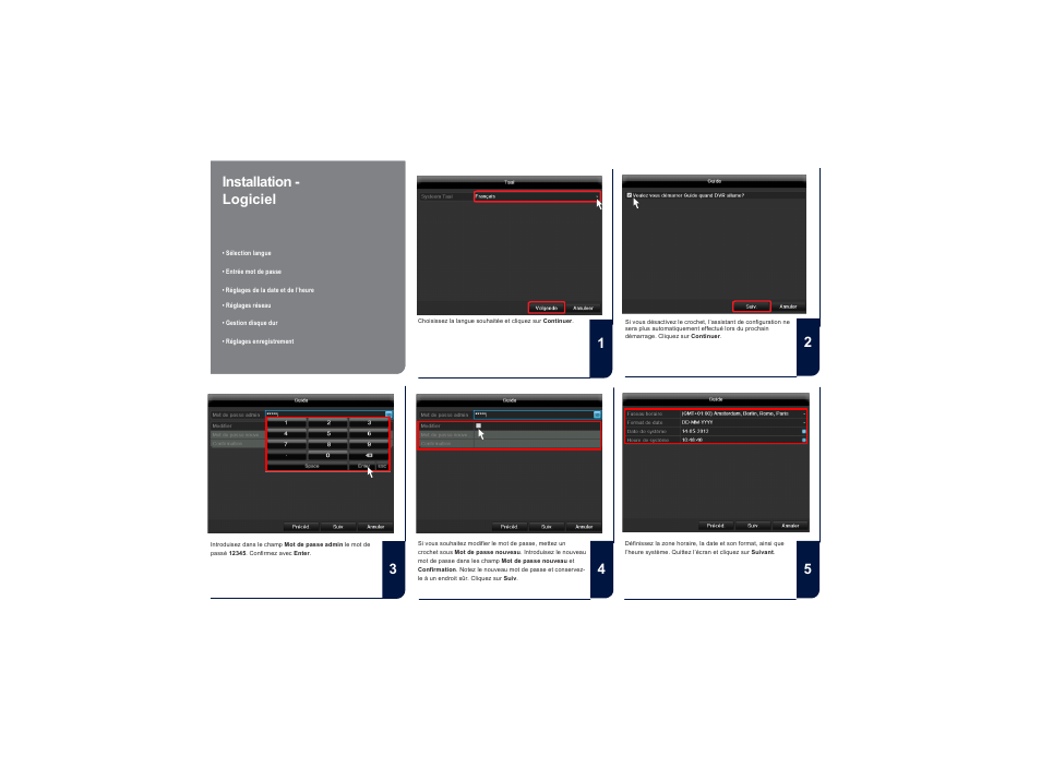 43 installation - logiciel | ABUS TVVR35011 Quick operating instructions User Manual | Page 33 / 76