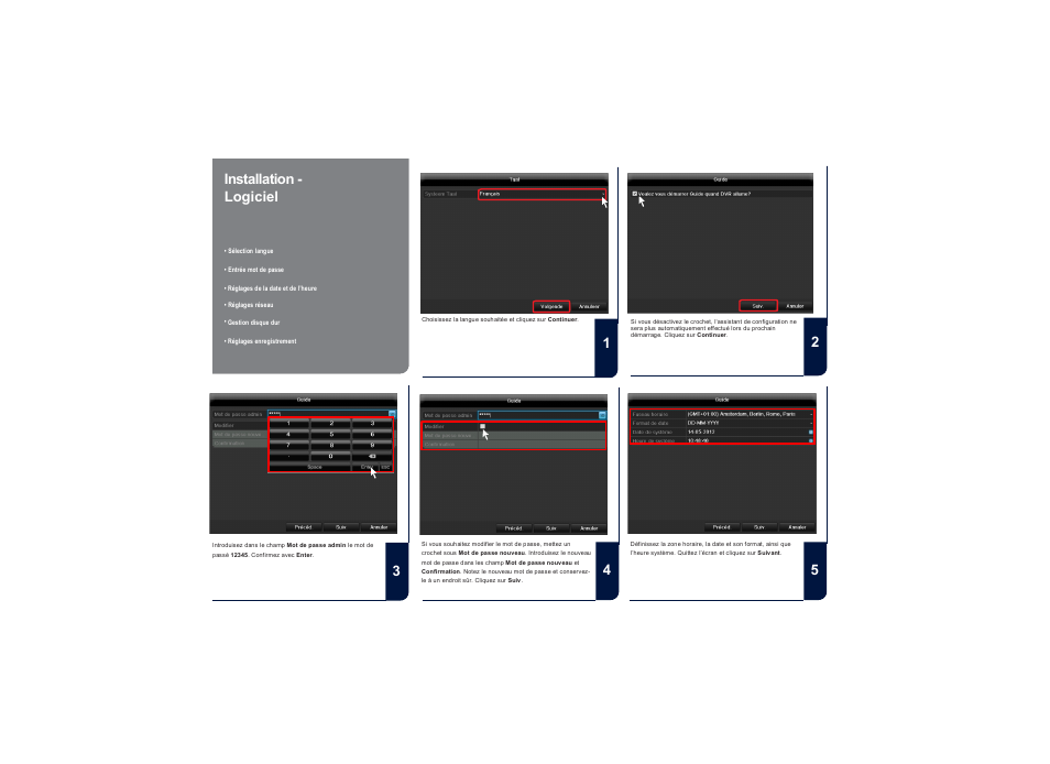 43 installation - logiciel | ABUS TVVR45021 Quick operating instructions User Manual | Page 33 / 76