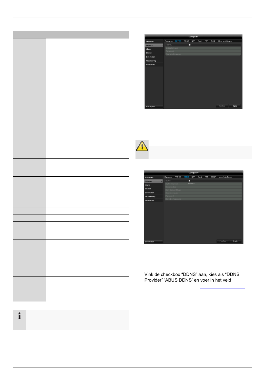 Hoofd menu | ABUS TVVR45030 Operating instructions User Manual | Page 203 / 508