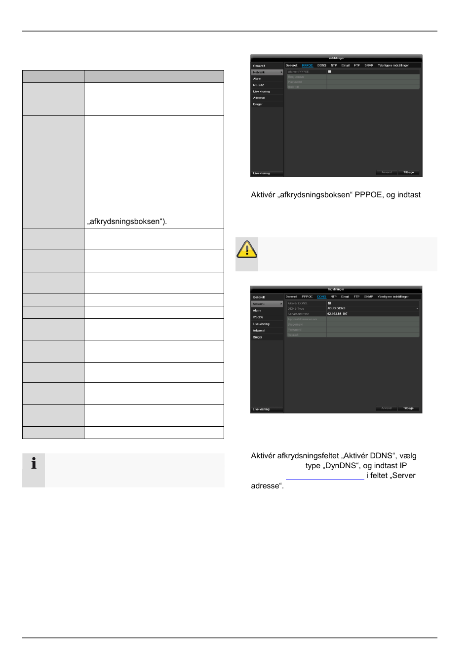 Konfigurering | ABUS TVVR45030 Operating instructions User Manual | Page 342 / 508
