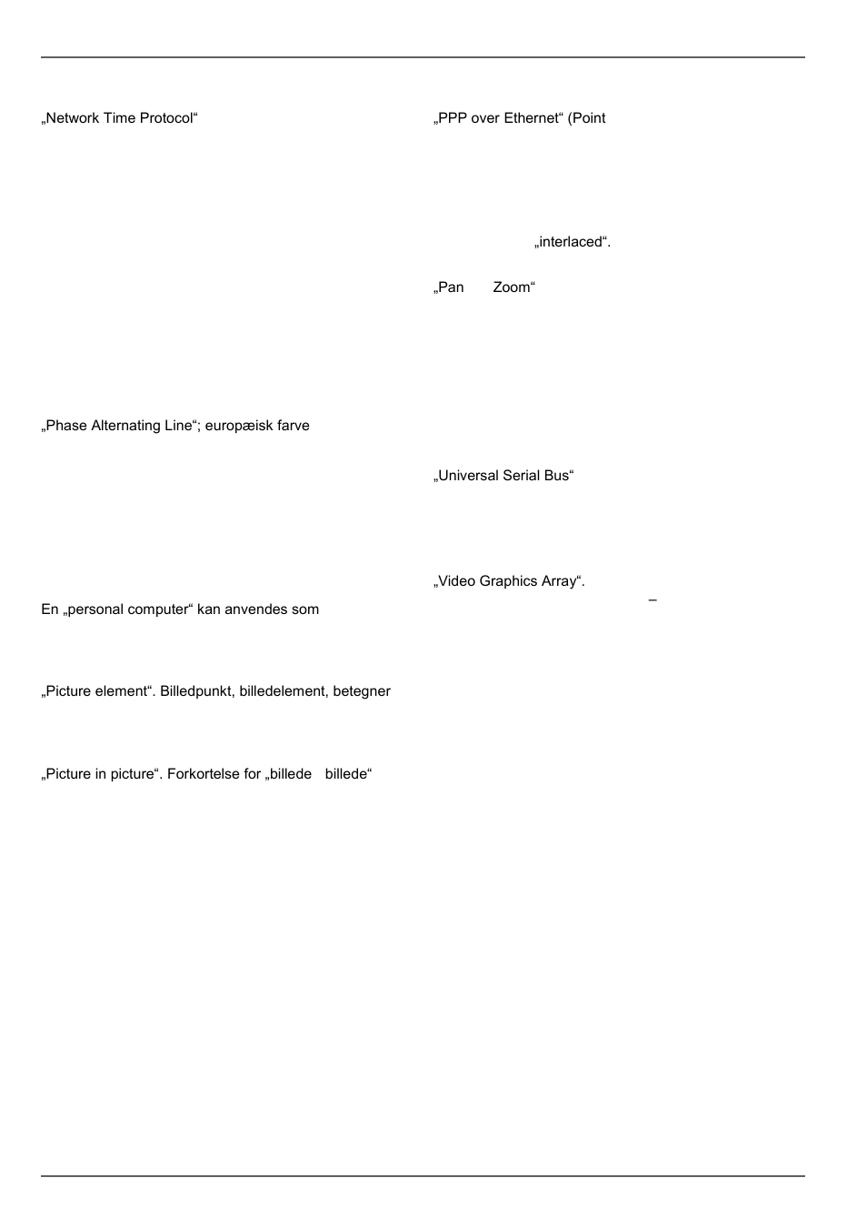 Ordforklaring | ABUS TVVR45030 Operating instructions User Manual | Page 372 / 508