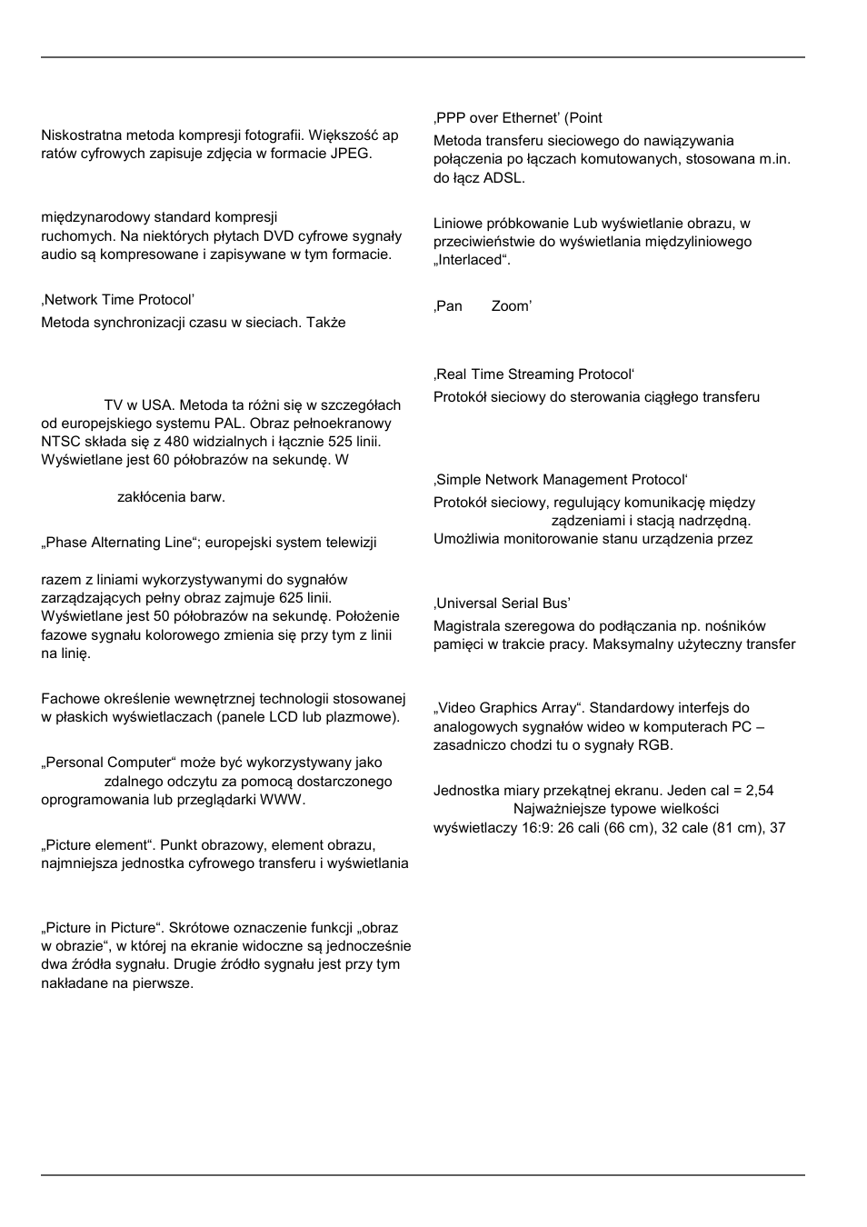 Glosariusz | ABUS TVVR45030 Operating instructions User Manual | Page 438 / 508